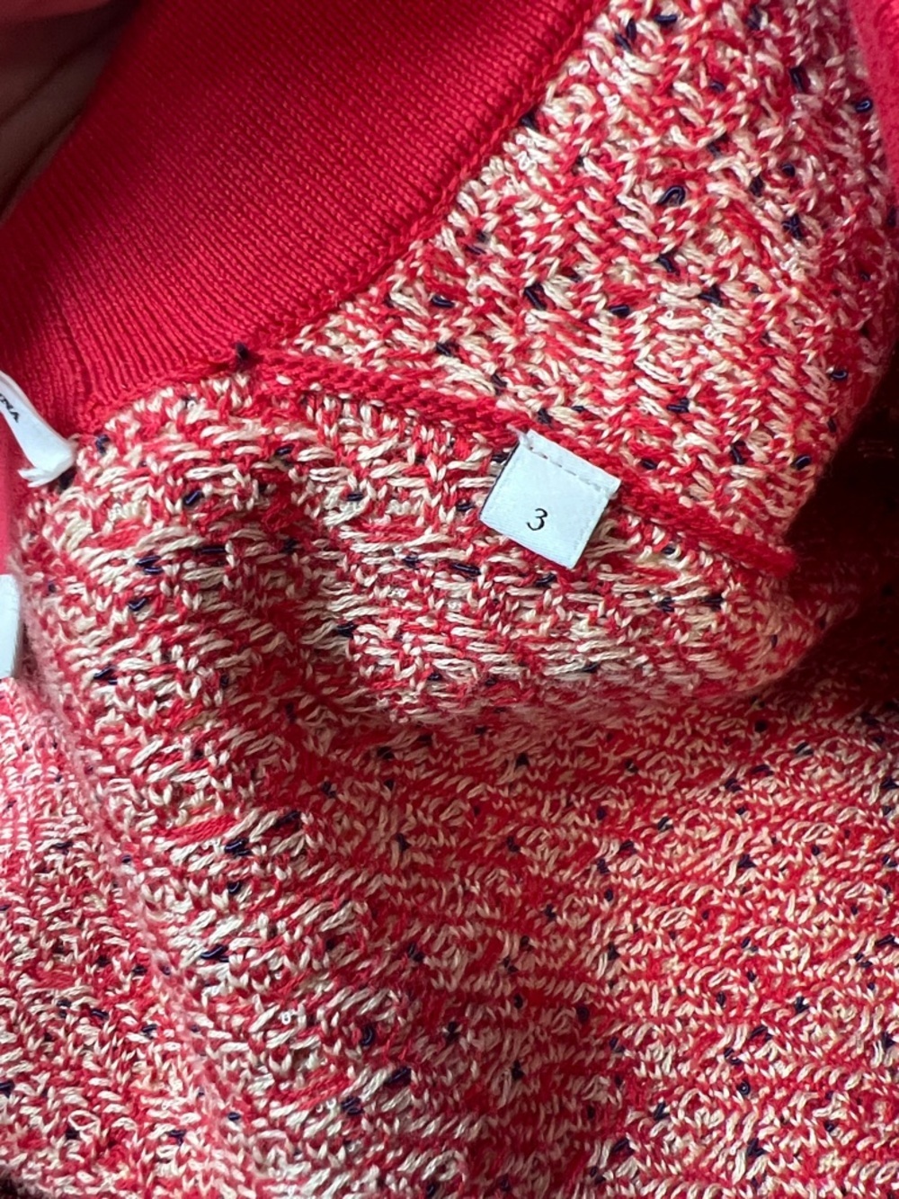 Sandro The Brandy Tweed Cardigan w/Pearl Buttons Size 3/L - Picture 9 of 11